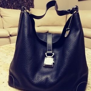 Dooney Pebble Leather Shoulder Bag GUC